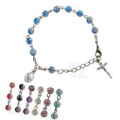 Rosebud Rosary Bracelet JA057