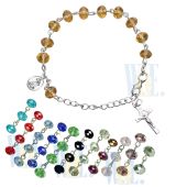 Crystal Rosary Bracelet JA079