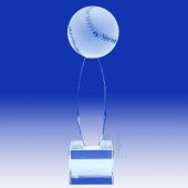Crystal Baseball Trophy TH009