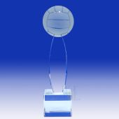Crystal Volleyball Trophy TH009