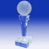 Crystal Basetball Trophy TH076