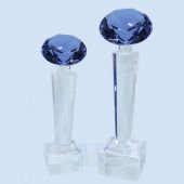 Crystal Diamond Trophy TH025 Purple (Size: Small)