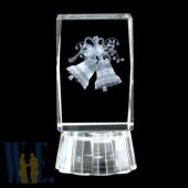 Crystal Wedding Bell Favor 2.5" High  3C032L