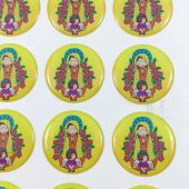 La Virgen De Guadalupe CR046L-4(12 stickers)