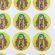 La Virgen De Guadalupe CR046L-4(12 stickers)