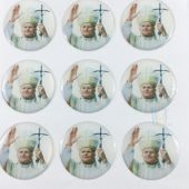 Pope John Paul II Stickers CR046PO(12 stickers)