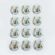Pope John Paul II Stickers CR046PO(12 stickers)