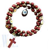 Spiral Wrap Rosary Bracelet JA022