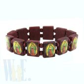 Lady of Guadalupe Wooden Bracelet JA031