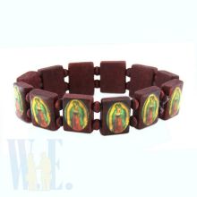 Lady of Guadalupe Wooden Bracelet JA031