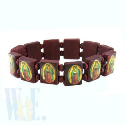 Lady of Guadalupe Wooden Bracelet JA031