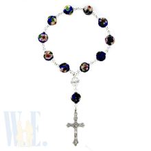 One Decade Cloisonne Rosary Bracelet JA094