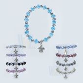 Crystal bracelet with Angel Charm JA201