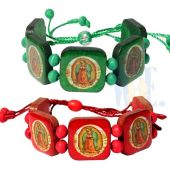 Lady of Guadalupe Wooden Bracelet JA209L