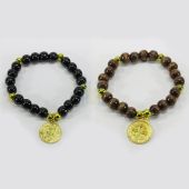 St. Benedict Wooden Bracelet  JA292