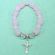 Rhinestone Cross Bracelet   JA316