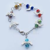 Crystal Rainbow Angel Bracelet  JA328