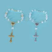 St. Benedict Crystal  Rosary Decade JA336