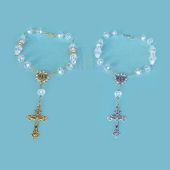 St. Benedict Crystal  Rosary Decade JA336