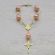 Pearl Crystal Bracelet and  Mirror Charms JA337