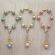 Gold Baptism Decade Rosary with Angel  JA360B