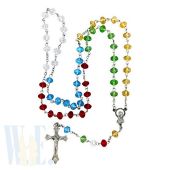 Crystal Missionary Rosary JN106MR