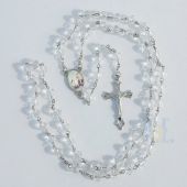 Baptism Crystal Rosary JN106B