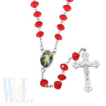 Divine Mercy Acrylic Rosary JN146D