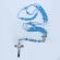 St. Benedict Crystal Rosary JN163A