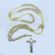 St. Benedict Crystal Rosary JN163A