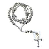 Capped Crystal Rosary JN207