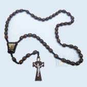 St. Benedict Wooden Rosary JN269