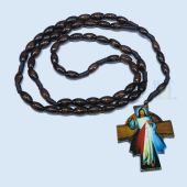 Divine Mercy Wood Rosary JN282D