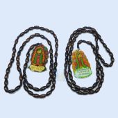 Virgencita Plis Wood Rosasry JN282KT