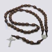 St. Benedict Wood Rosary JN283