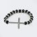 Crystal Sideway Cross Bracelet JS124