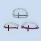 Crystal Sideway Bracelet JS142
