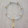 Crystal Bead Eiffel Tower Charm Fashion Bracelet JS169