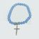 Crystal Bracelet With Rhinestone Cross JS208