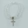 Crystal Bracelet With Rhinestone Cross JS208