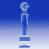 Crystal Soccer Ball Small Trophy TH008