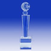 Crystal Soccer Ball Small Trophy TH008