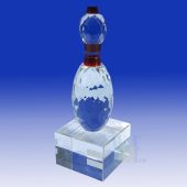 Crystal Bowling Pin Trophy TH026R