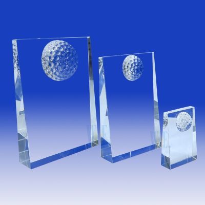 Crystal Golf Plaque HL014V-GLF