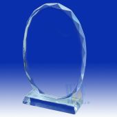 Crystal Oval Plaque HL021 (Size: Small)